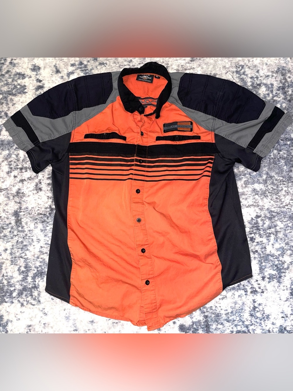 Harley Davidson button up shirt size XL